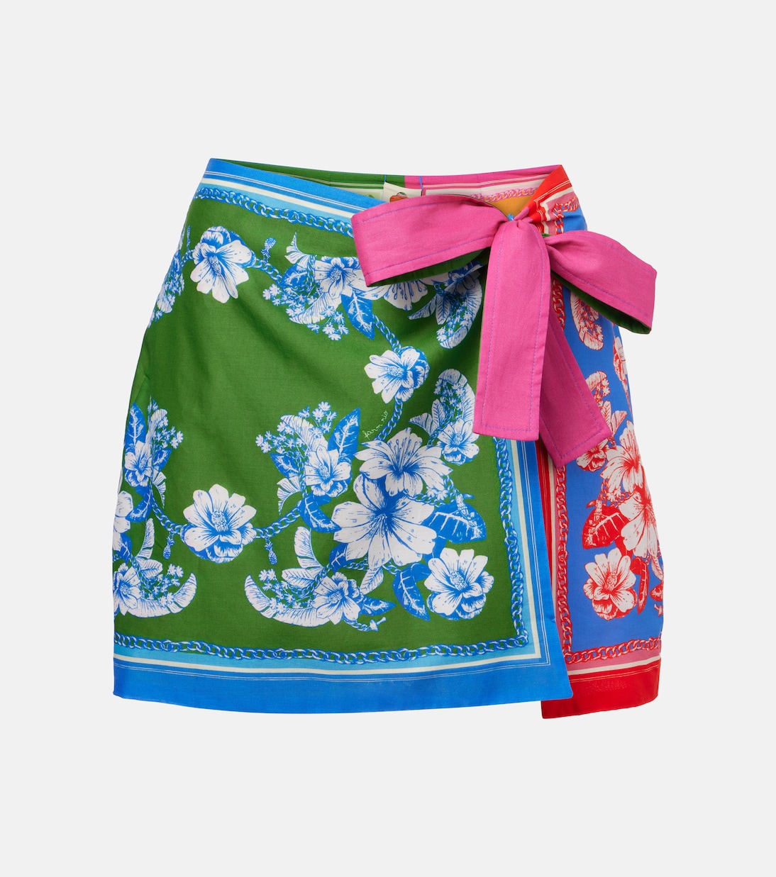 

Смешанные шарфы Floral Elegance хлопковая юбка-парео Farm Rio, Floral Elegance Mixed Scarves