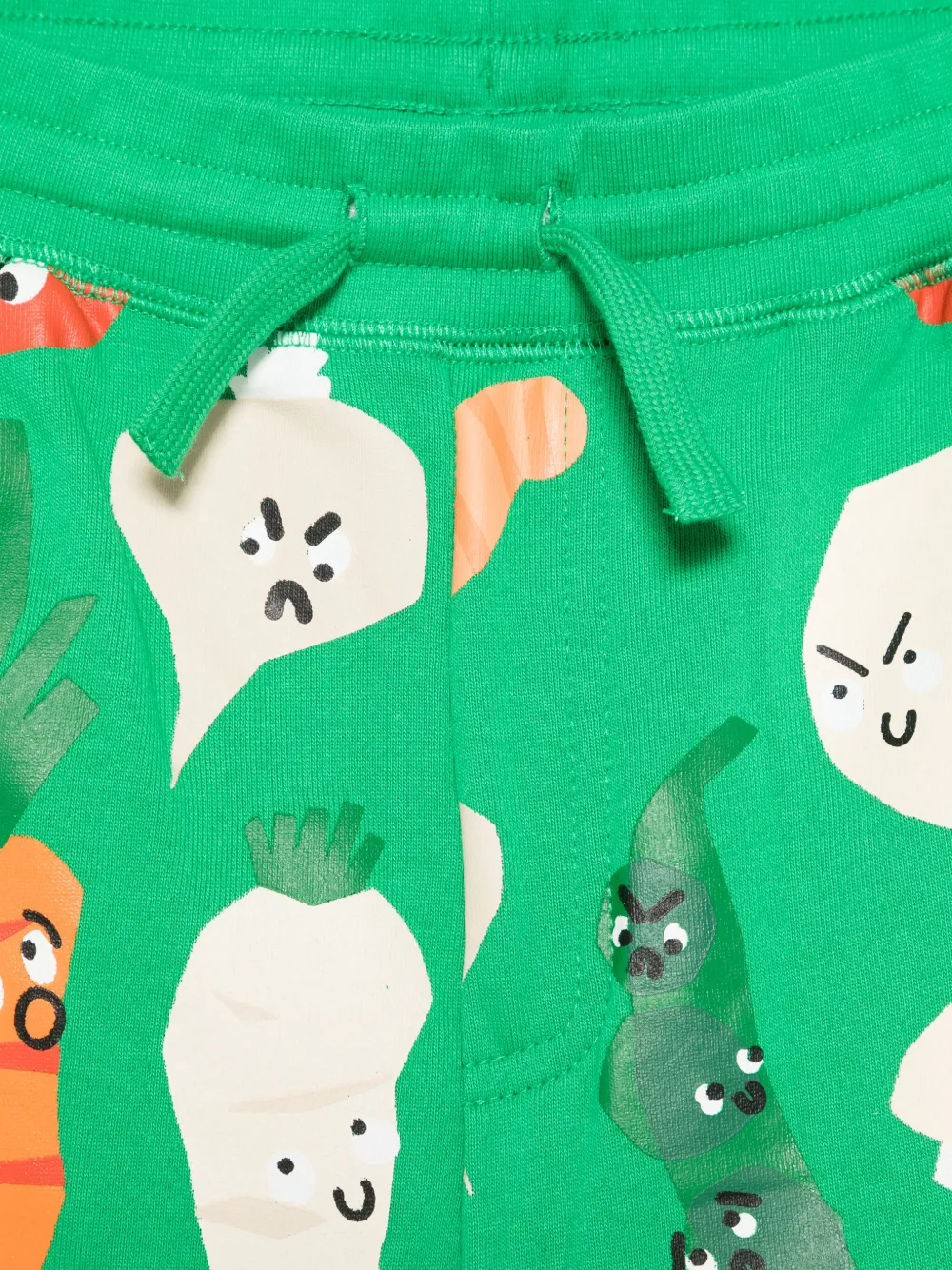 Спортивные брюки с графичным принтом Stella McCartney Kids, зеленый — фото 3