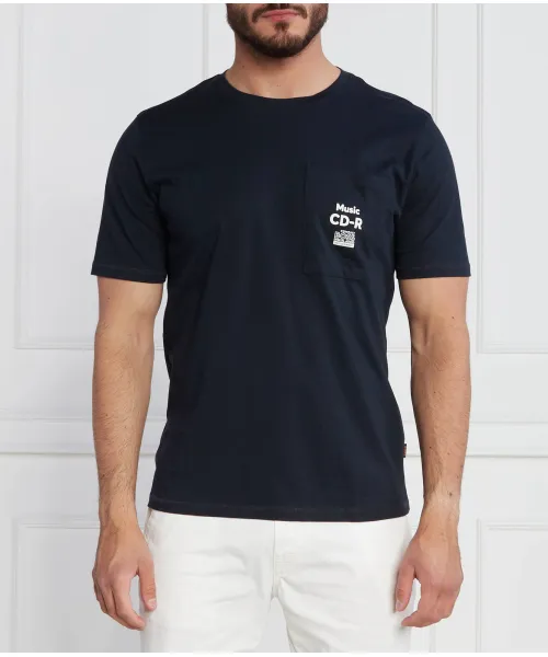 

Футболка Teevibes Relaxed fit Boss Orange, черный