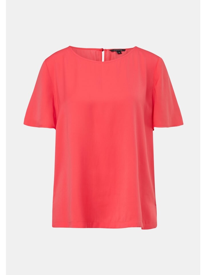 

Блуза comma Bluse kurzarm, розовый
