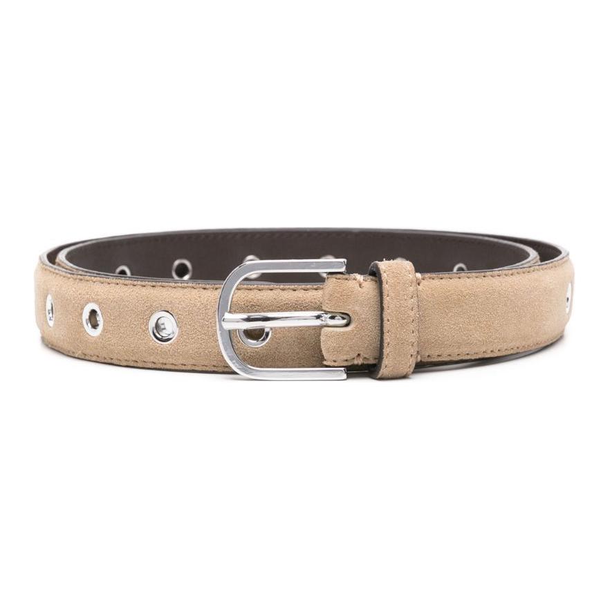 

TOTEME Кожаный ремень с люверсами, Light Brown