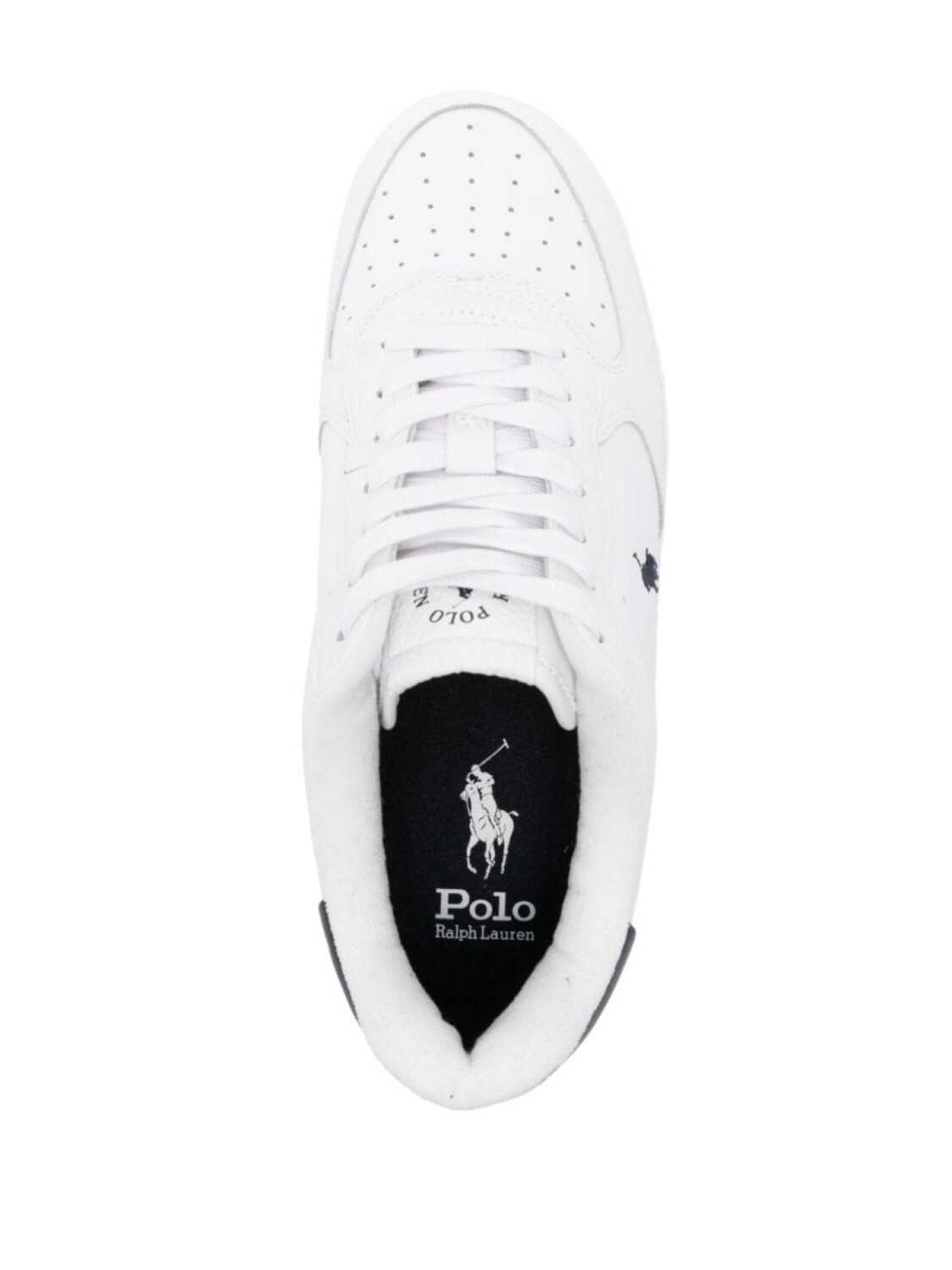 Polo Ralph Lauren кеды с вышивкой Polo Pony, белый — фото 4
