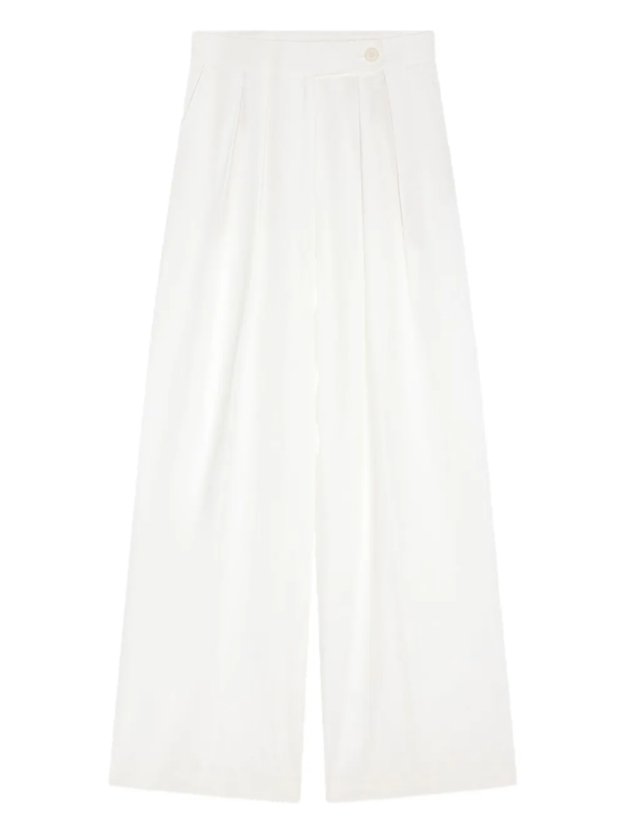 

DRIES VAN NOTEN широкие брюки со складками, белый