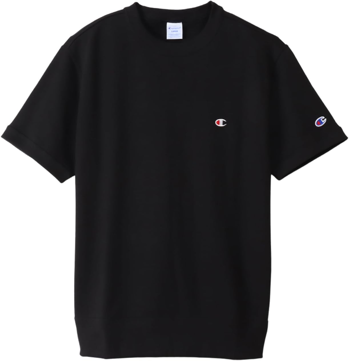 

Мужская толстовка Champion C3-Z020 с длинным рукавом, больших размеров, с вышитым логотипом One Point, коротким рукавом и круглым вырезом, черный