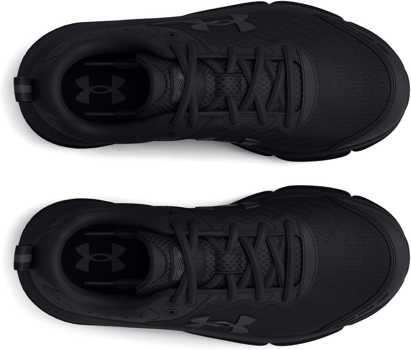 Кроссовки для мальчиков Under Armour Assert 10 для младших школьников, черный — фото 3