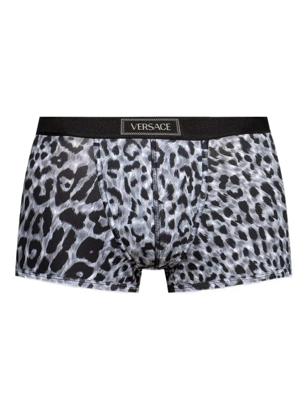 

Боксеры с леопардовым принтом Versace, серый