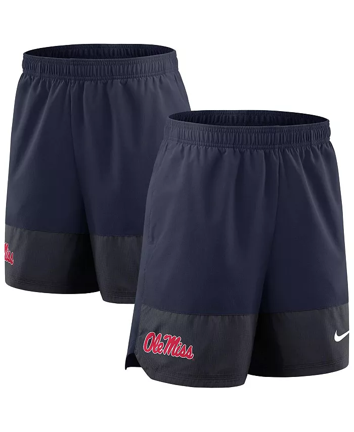 

Мужские шорты для игры Navy Ole Miss Rebels 2025 Sideline Performance Nike