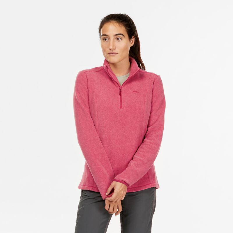 

Свитер флисовый Quechua, цвет rot/granitpink