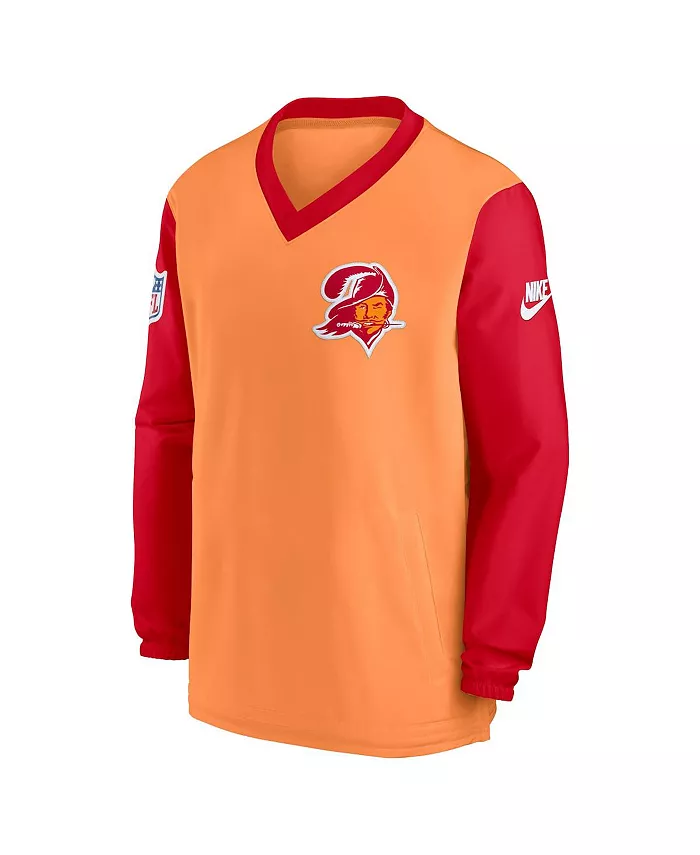 Мужская оранжевая ветровка Tampa Bay Buccaneers Throwback с V-образным вырезом Nike — фото 2