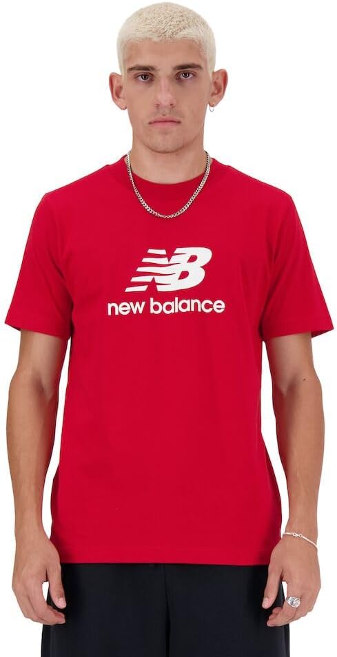 

Мужская футболка New Balance Essentials Stacked Logo, Team Red, Красный, Мужская футболка New Balance Essentials Stacked Logo, Team Red