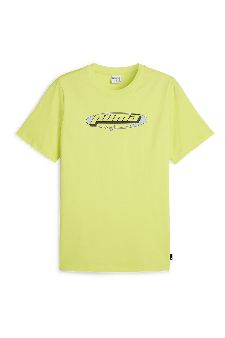 

Хлопковая футболка с логотипом Puma, зеленый