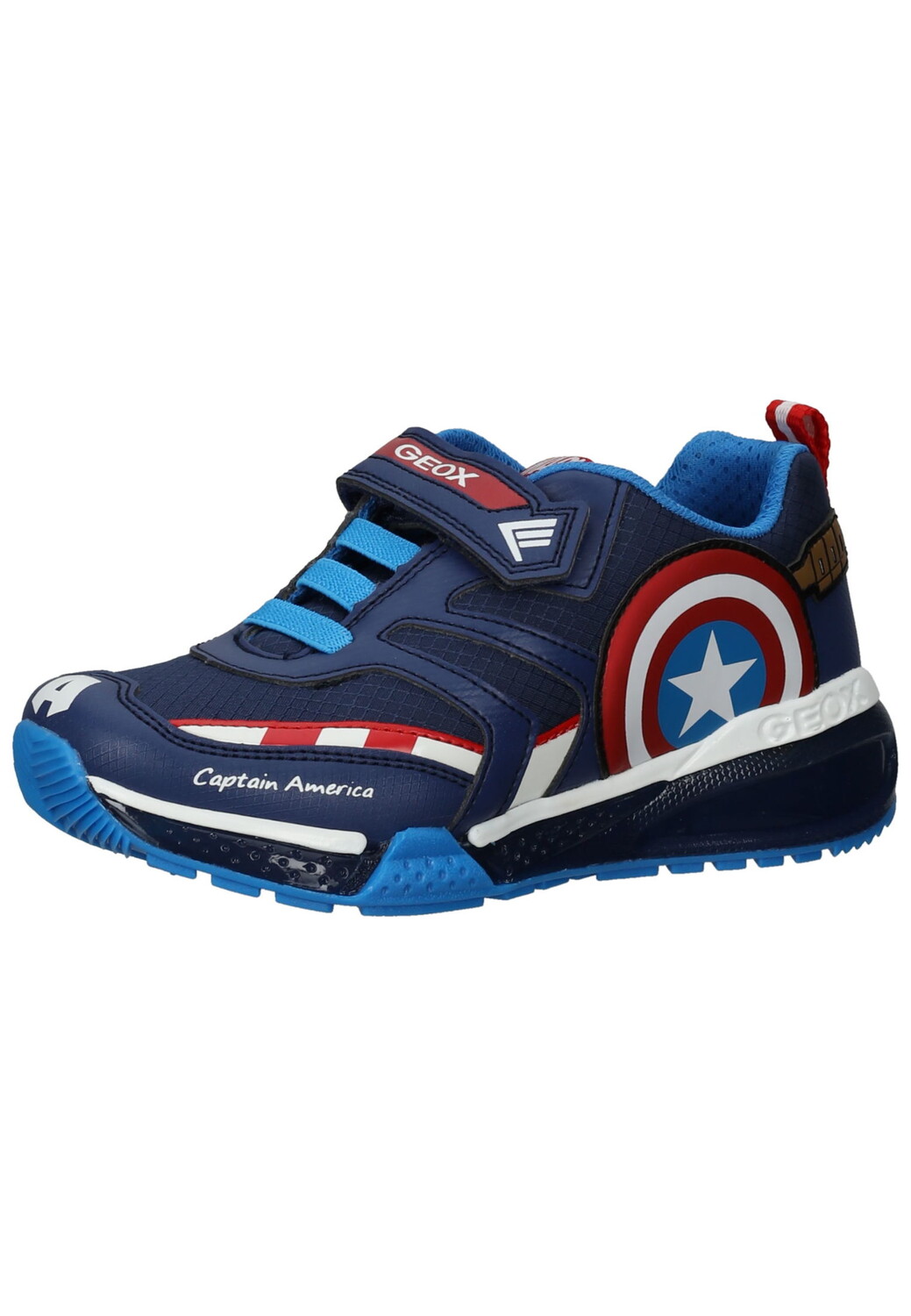 

Низкие кроссовки Geox, цвет Navy/Rot