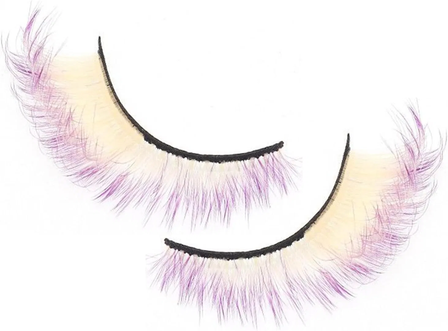 Ресницы Rainbow Lash Heixuaon розовые