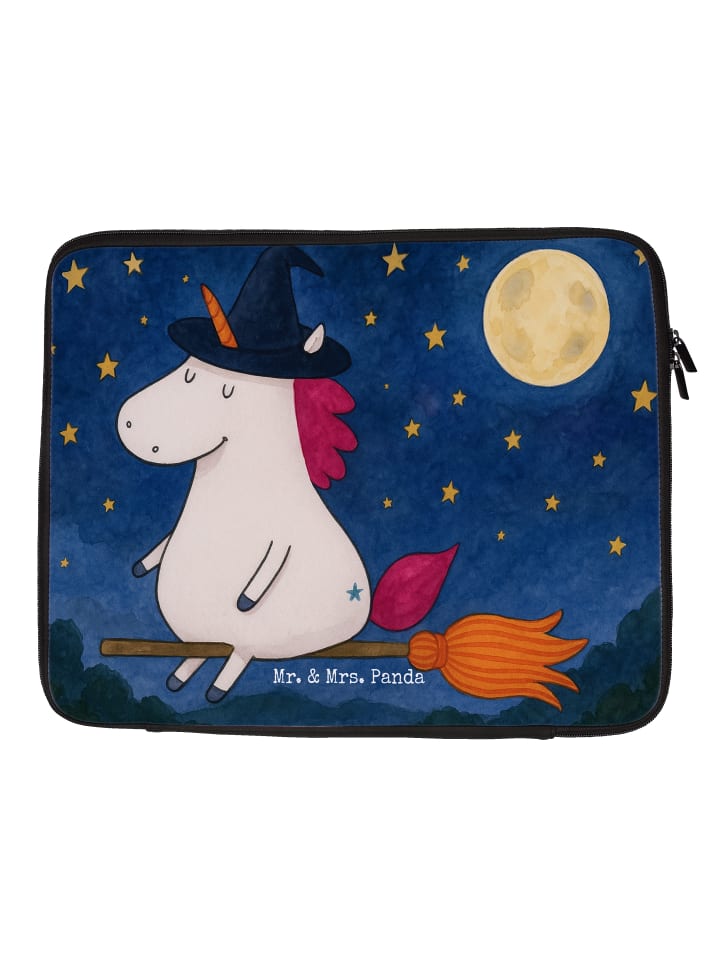 

Mr. & Mrs. Panda Сумка для ноутбука с изображением единорога и ведьмы, без надписи, белого цвета