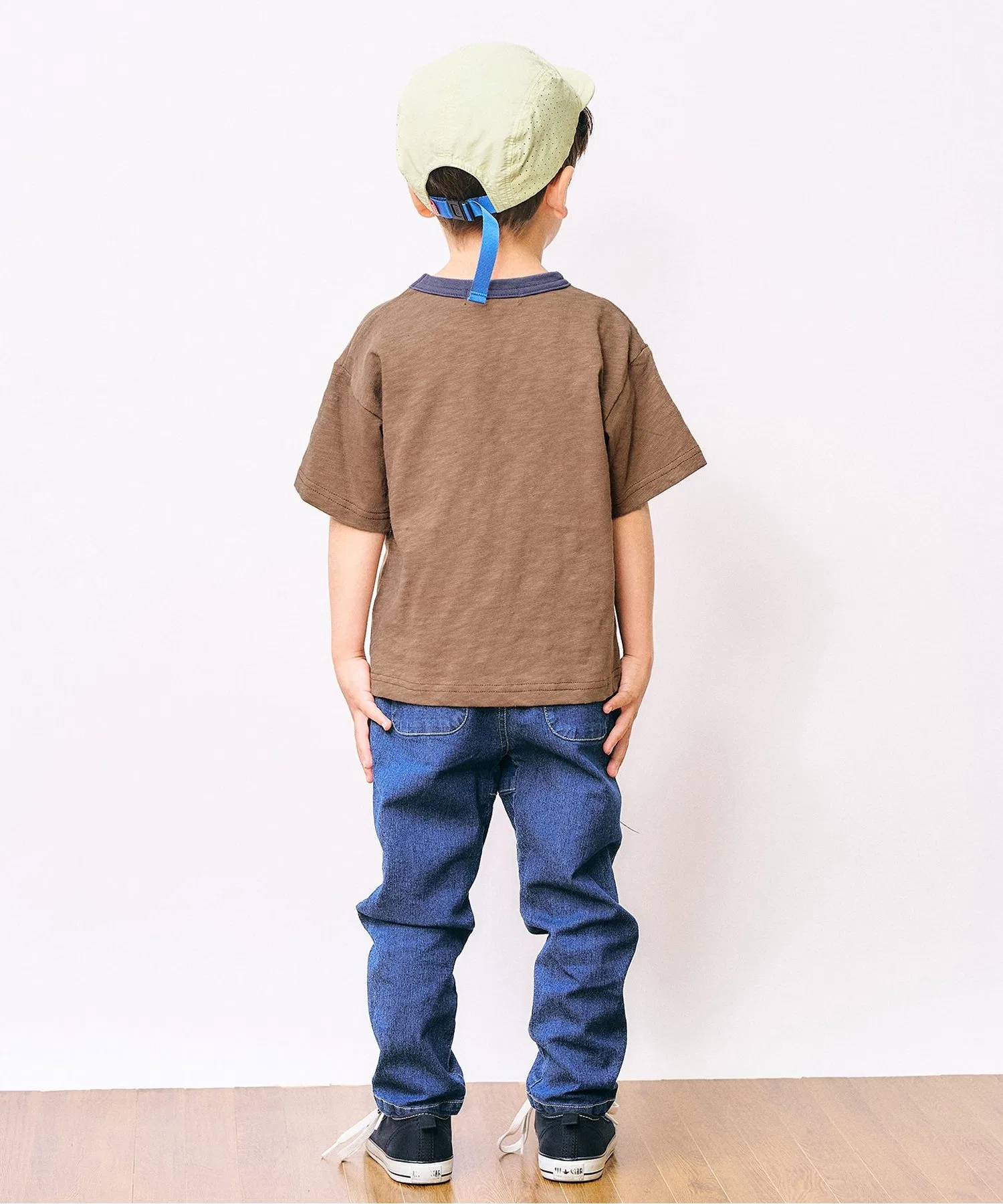 Детская футболка с карманом F.O.KIDS синяя — фото 3