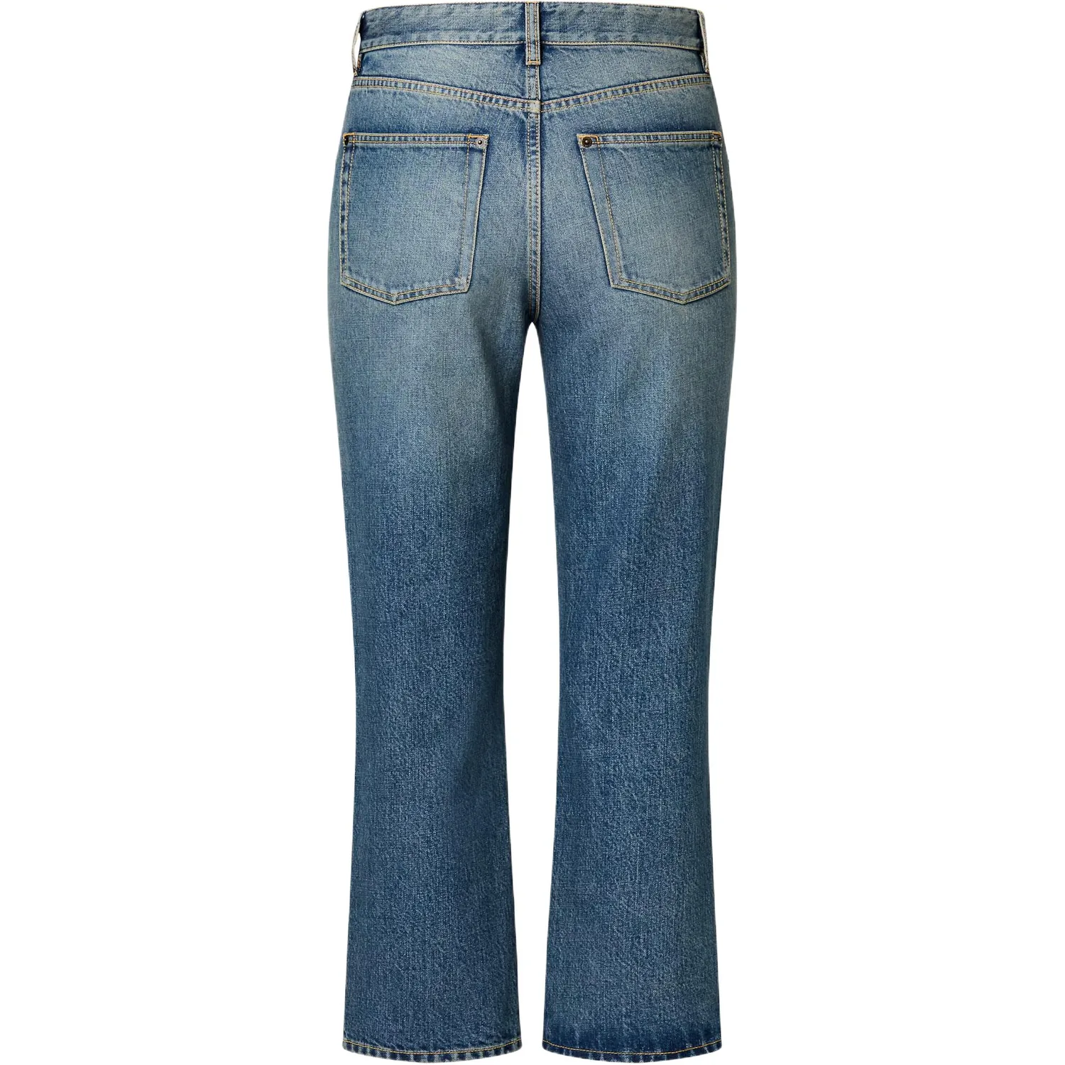 LOUIS VUITTON Джинсы Women's Blue Moderate Straight Fit — фото 3