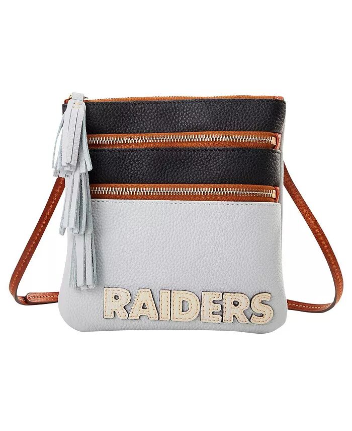 

Сумка-кошелек через плечо с тройной молнией Las Vegas Raiders Infield Dooney & Bourke
