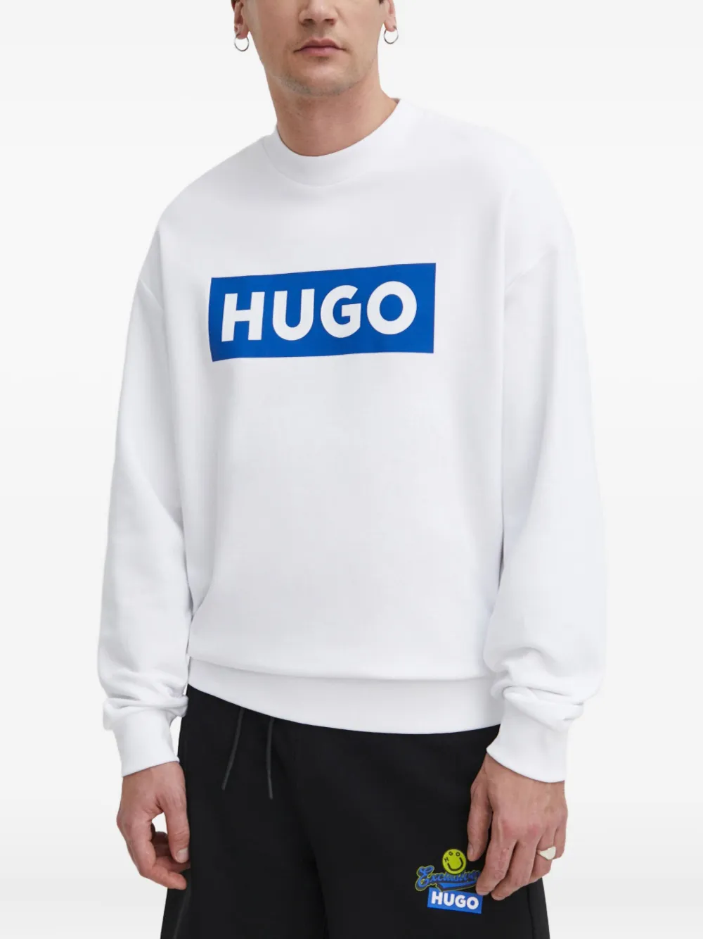 

Свитшот с логотипом Hugo, белый