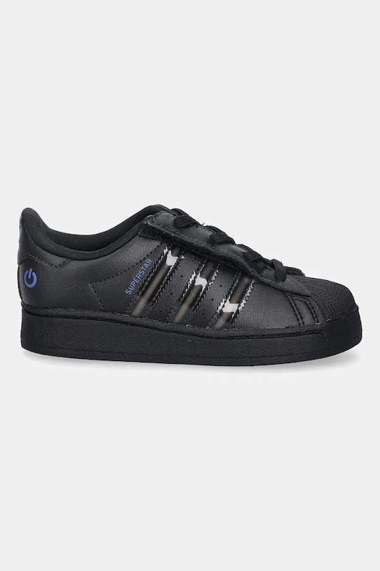 Детские кроссовки SUPERSTAR LED LIGHTS Adidas Originals, черный — фото 2