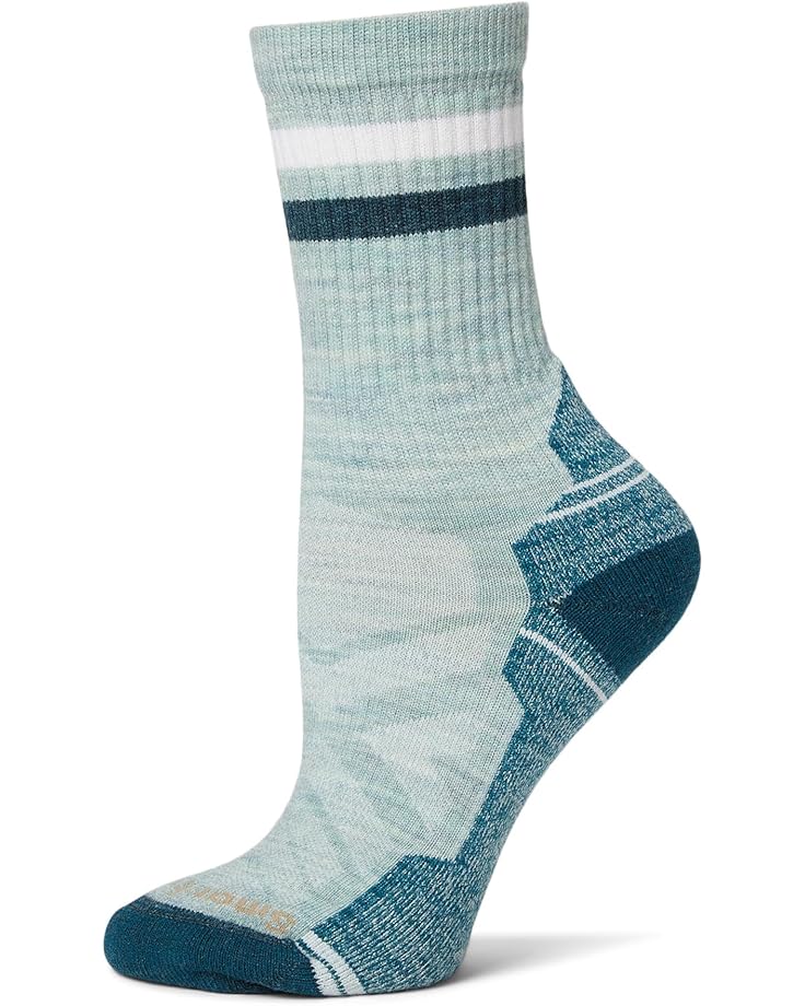 

Носки Smartwool Hike Light Cushion Tube Stripe Crew Socks, цвет Frosty Green