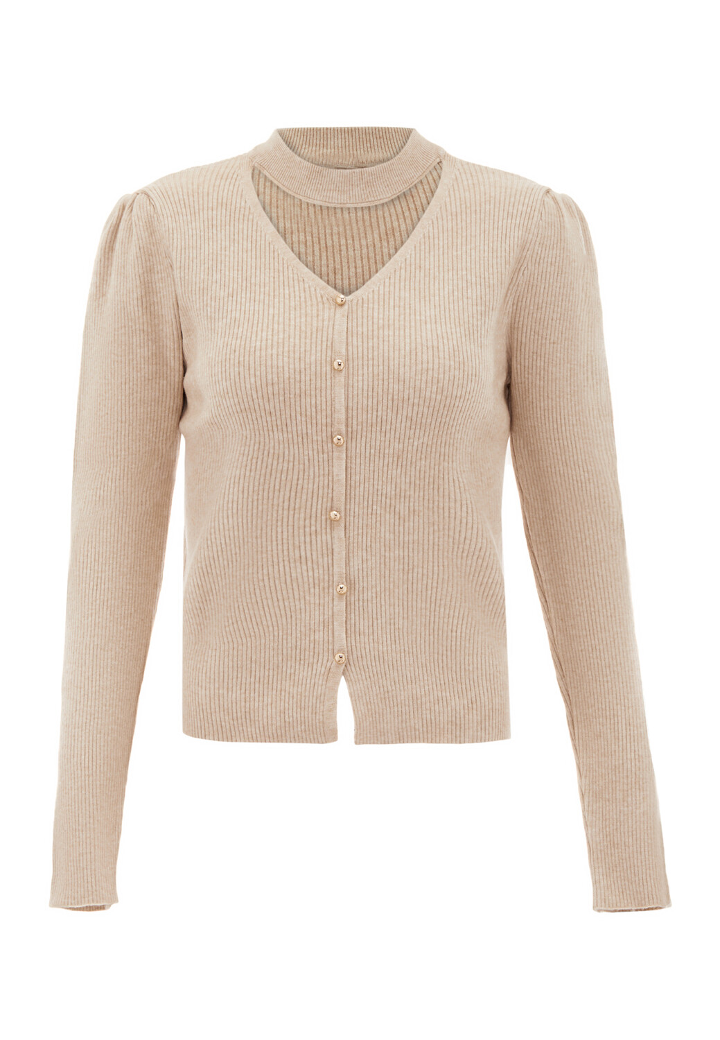 

Толстовка NAEMI Strickjacke, бежевый