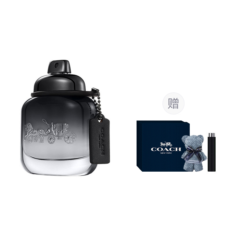 Нью-йоркский мужской Woody Aromatic туалетная вода 40ML/60ML/100ML подарочная коробка ограниченный выпуск подарок для парня COACH, Men's светло-perfume 60ml gift box — фото 2