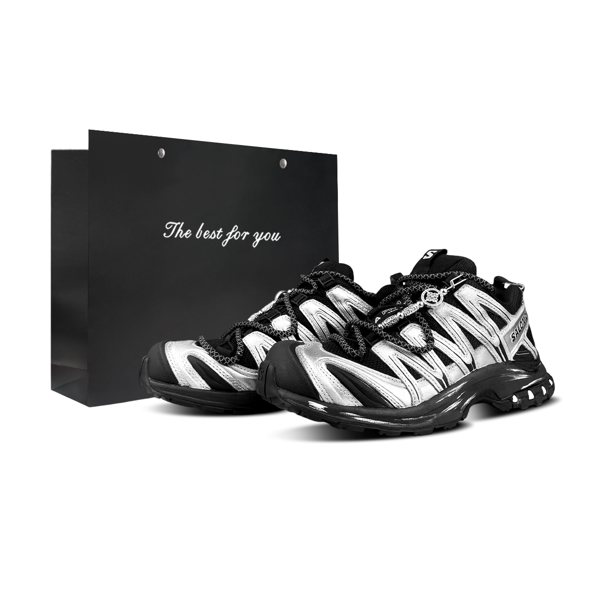 

SALOMON Кроссовки XA PRO 3D Abrasion Resistant Support Low top Outdoor Unisex Silver Black