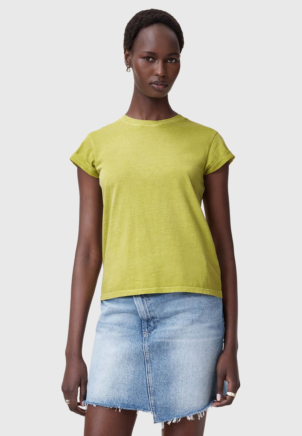 

Базовая футболка ANNA TEE AllSaints, светло-зеленый