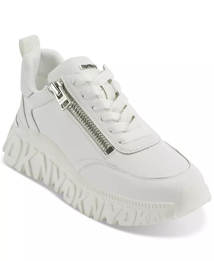 

Женские кроссовки Lakelyn на платформе на молнии DKNY, белый