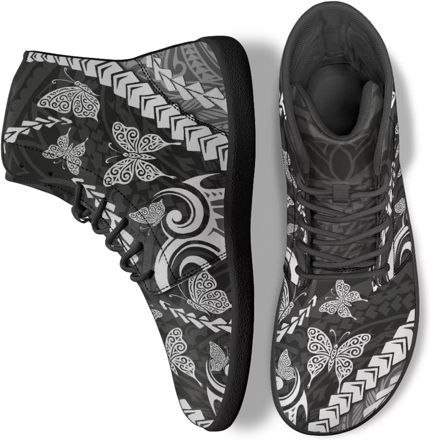 

Кроссовки для ходьбы для женщин и мужчин, противоскользящие, для бега, высокие теннисные спортивные обувь Ecaestolph, черный