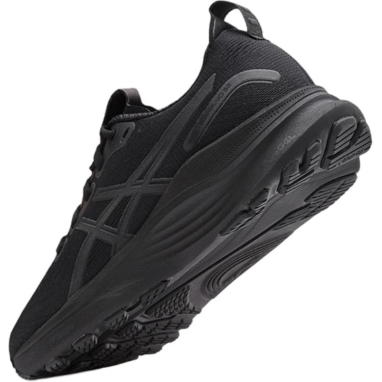ASICS GEL KAYANO 32 нескользящие и устойчивые к истиранию поддерживающие низкие детские беговые кроссовки black для подростков — фото 4