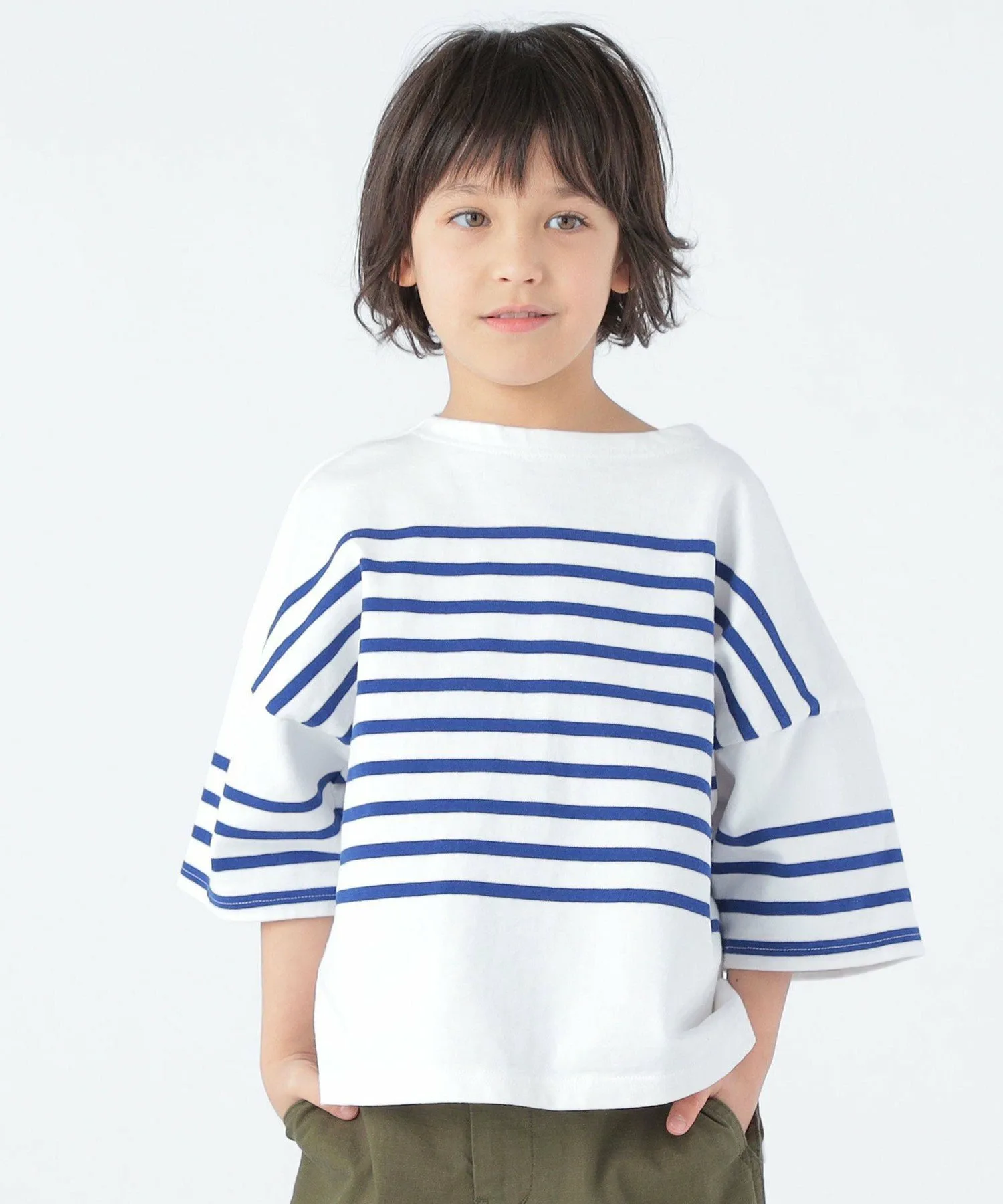 Детская футболка с коротким рукавом и панельной каймой (100–170 см) SHIPS KIDS, Blue — фото 3