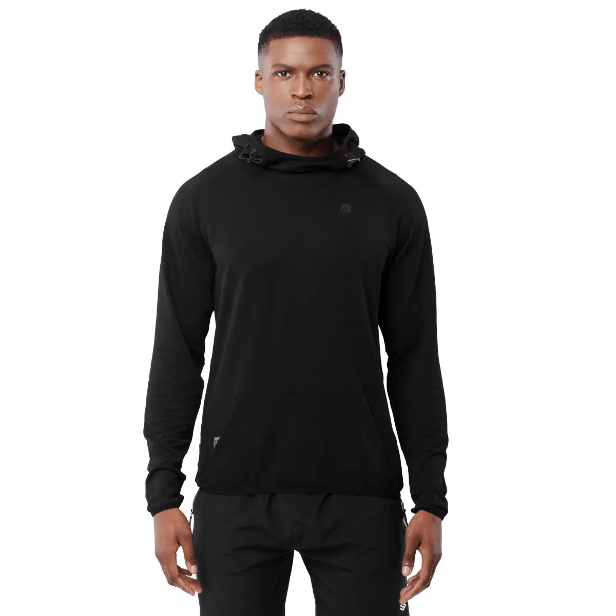 

Мужская толстовка для фитнеса Siroko Black Square, черный