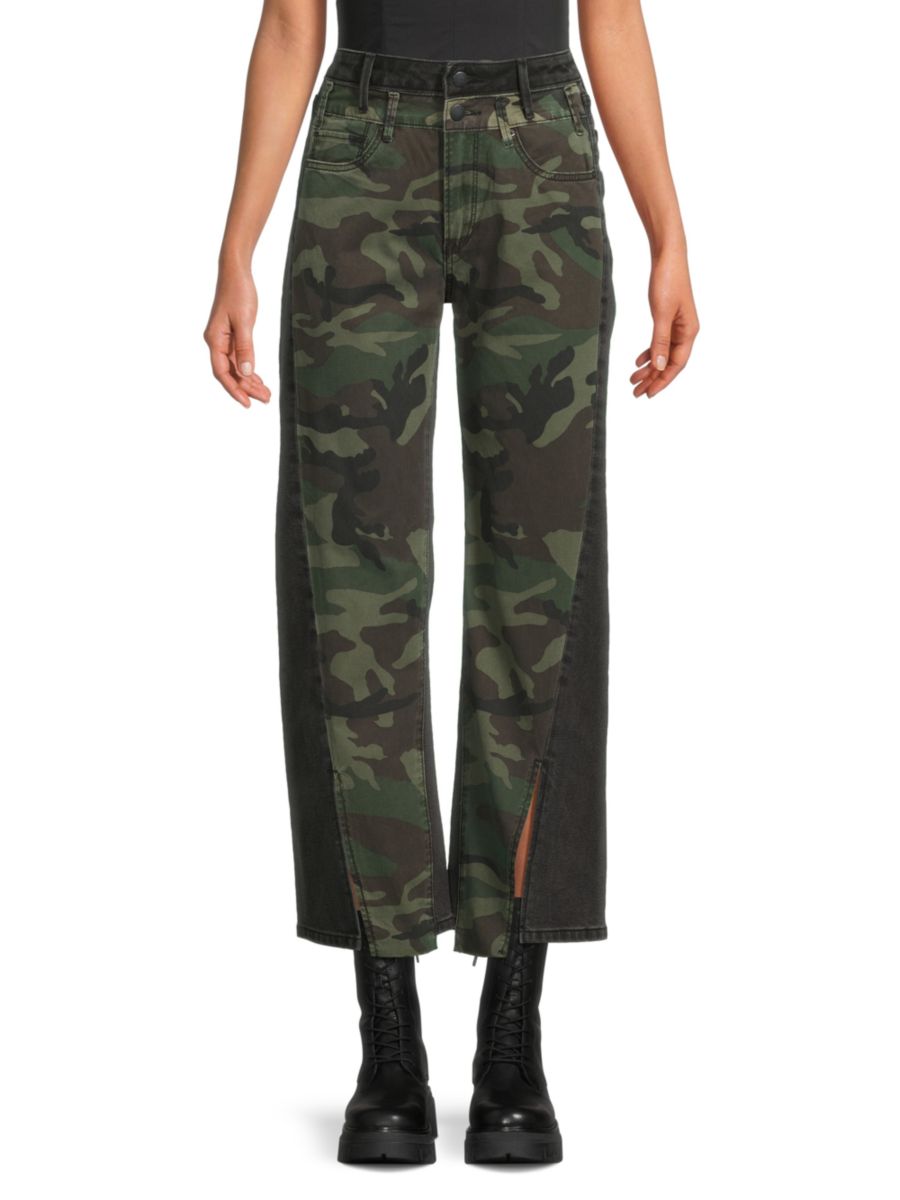 

Укороченные джинсы Cece Camo Driftwood, цвет Camo