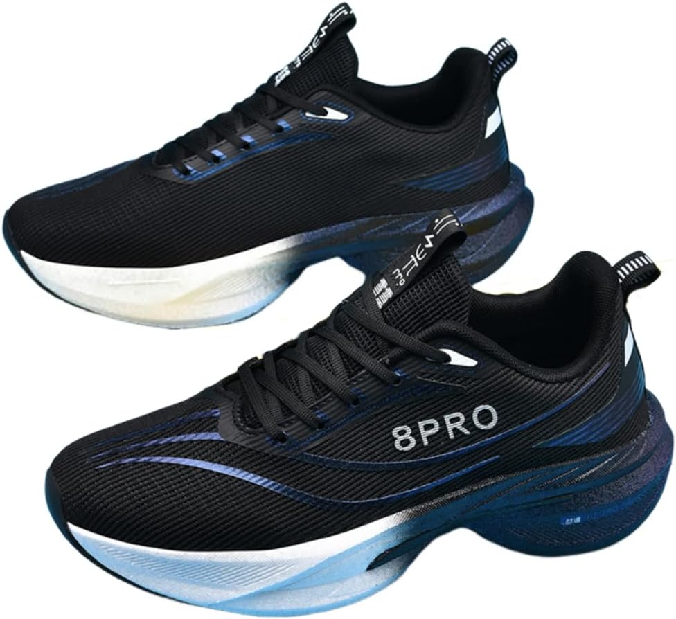 

Мужские кроссовки для бега с сеткой, дышащие, с противоскользящей подошвой, градиентной цветовой комбинацией и амортизацией Lexamen, Style C