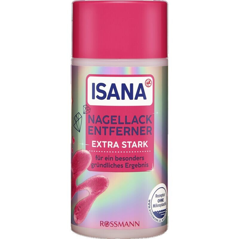 

Очень сильная жидкость для снятия лака ISANA, 125 ml