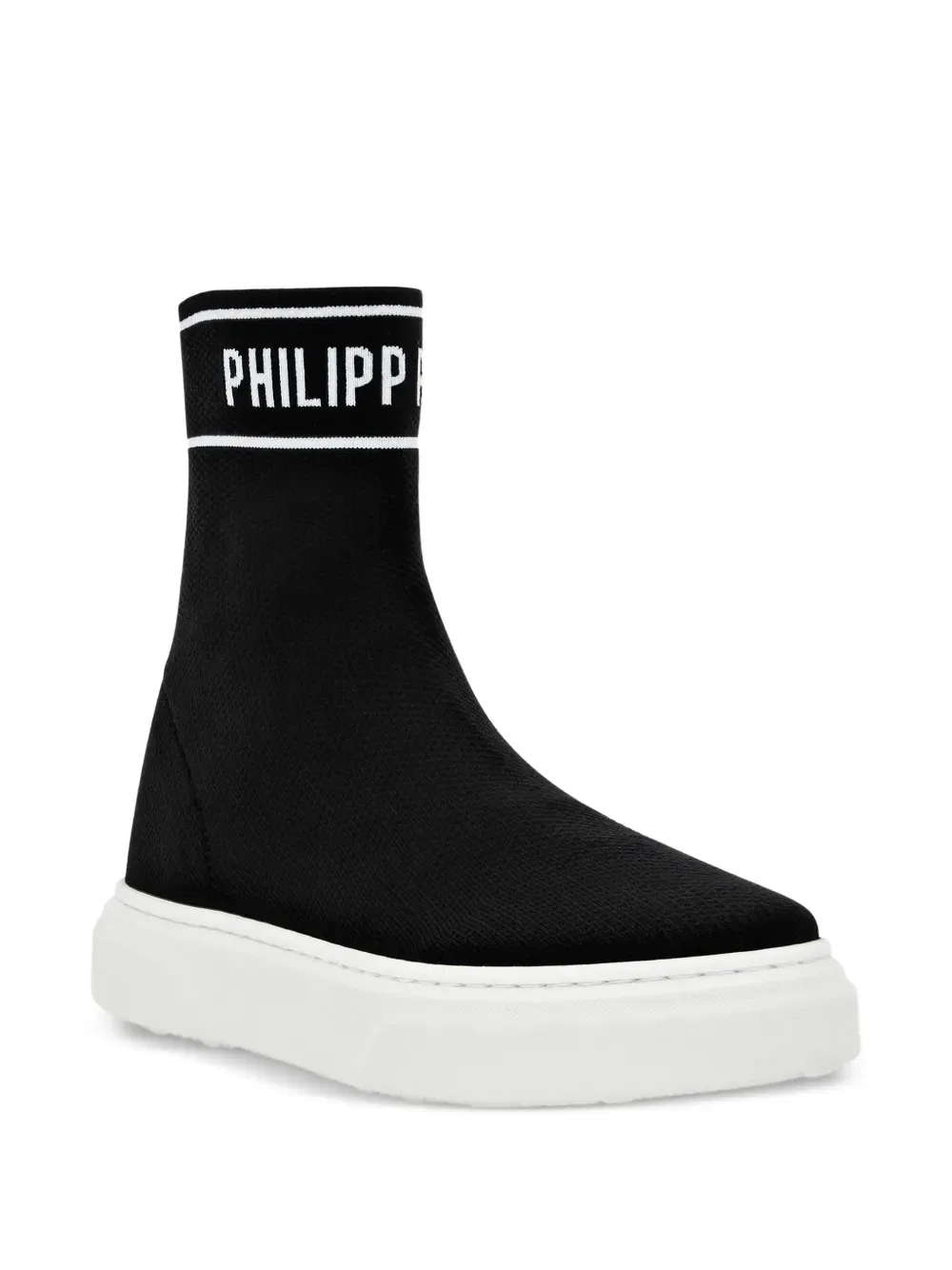 Высокие кроссовки Philipp Plein Junior, черный