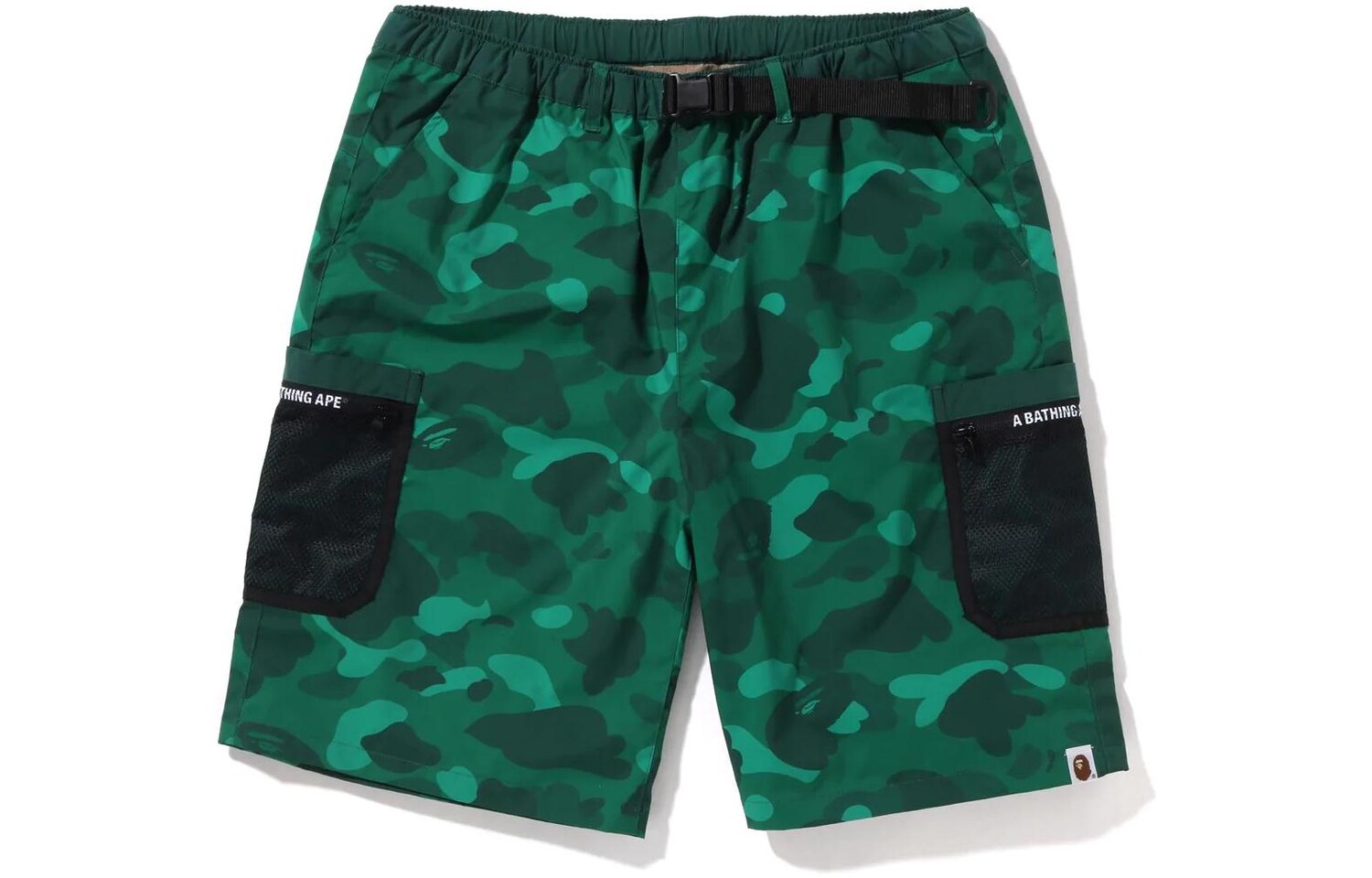 

BAPE Цветные камуфляжные шорты с сетчатым карманом SS22 A Bathing Ape, зеленый