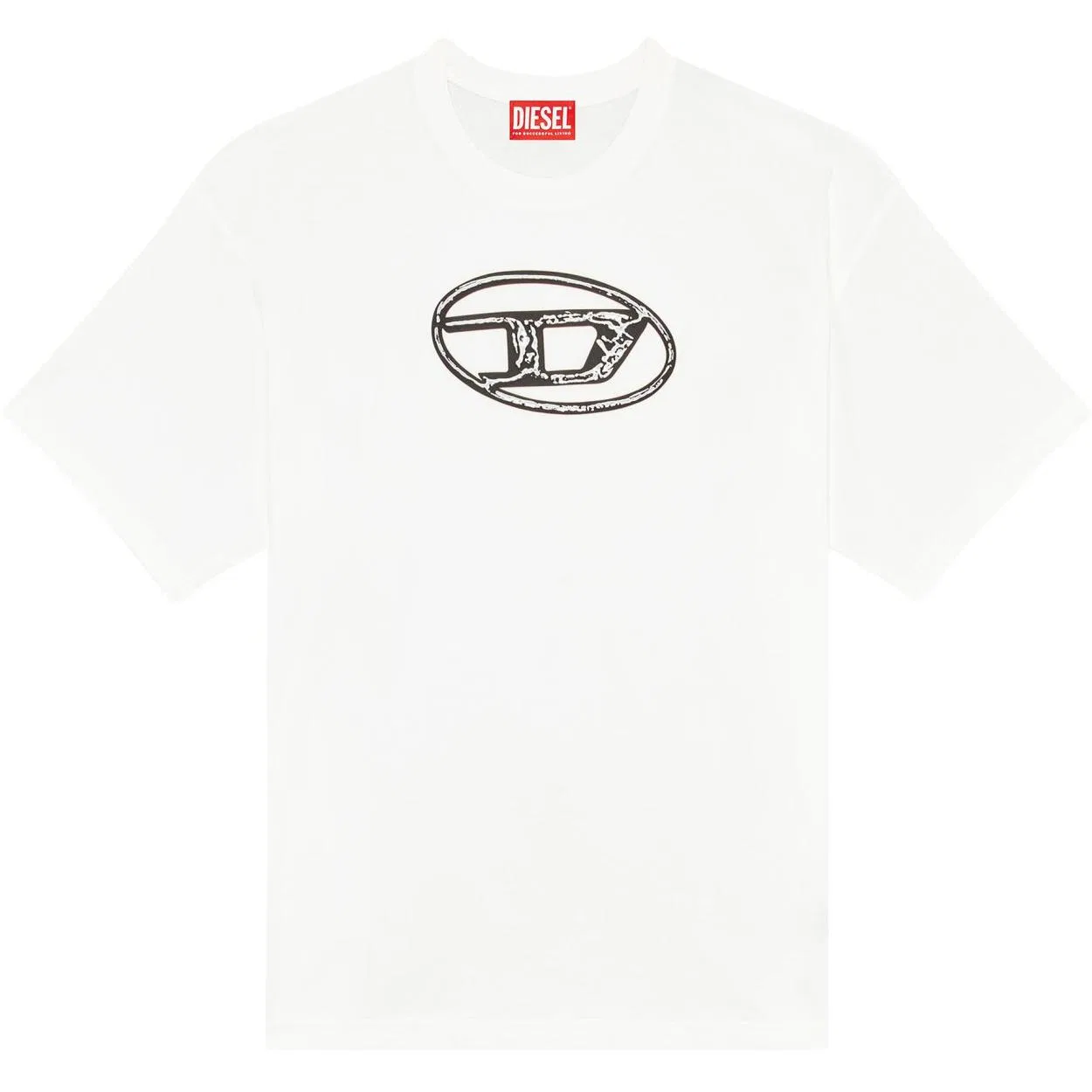 Футболка DIESEL T Boxt Q22 Faded White