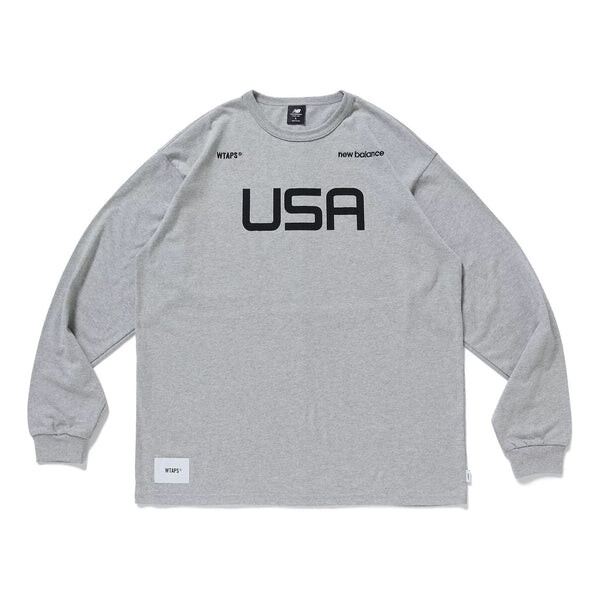

Футболка x wtaps длинный рукав tc джерси футболка New Balance, серый