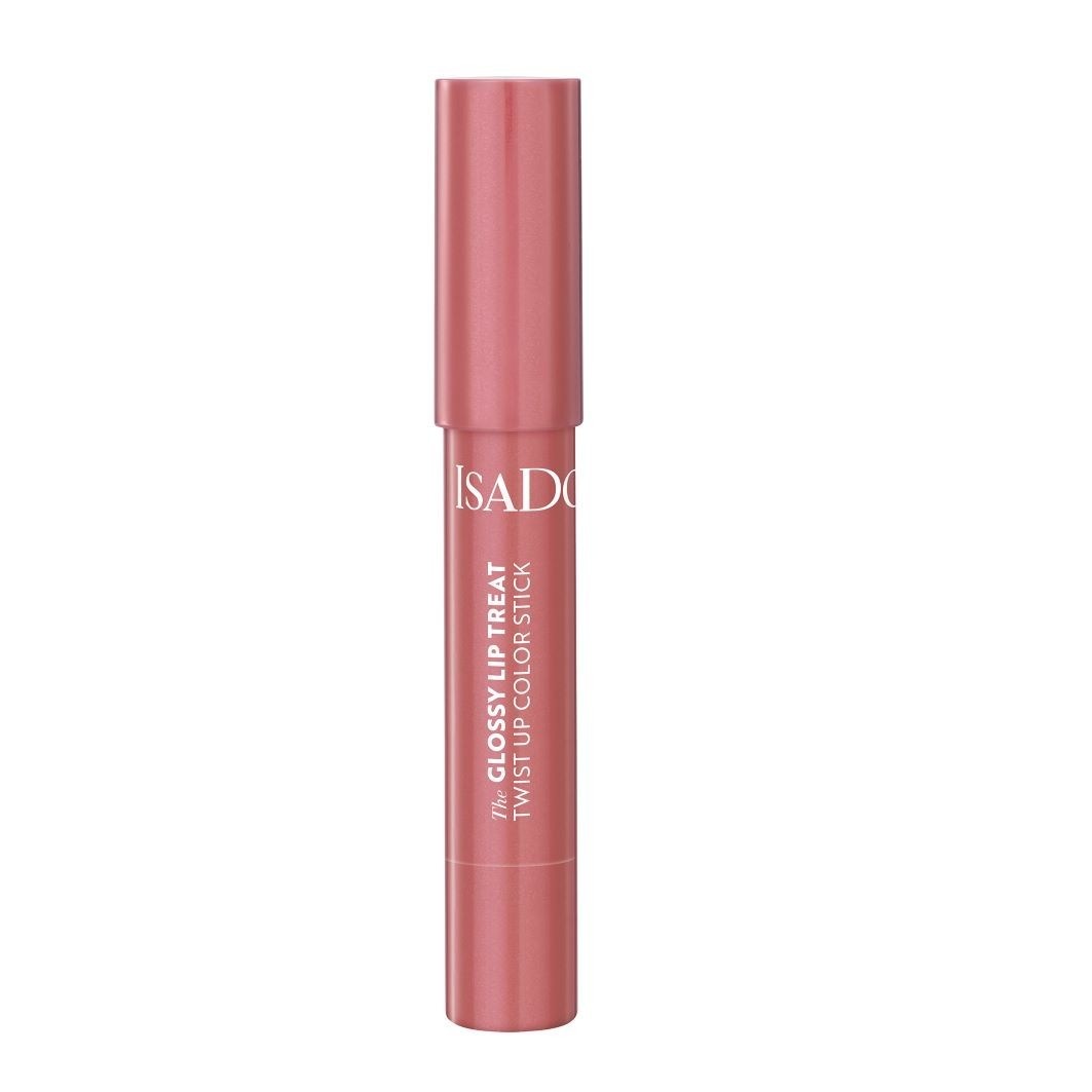 Блеск для губ the glossy lip treat twist up color stick Isadora, 3 - beige rose, вес 3.3 гр. — фото 2