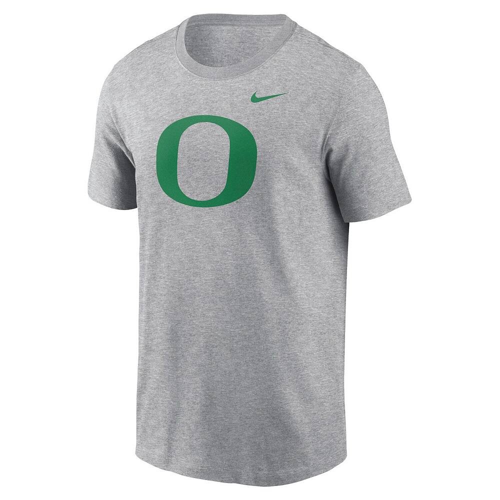 Мужская футболка с логотипом Nike Heather Grey Oregon Ducks Primetime Evergreen, цвет Uoo Grey — фото 2