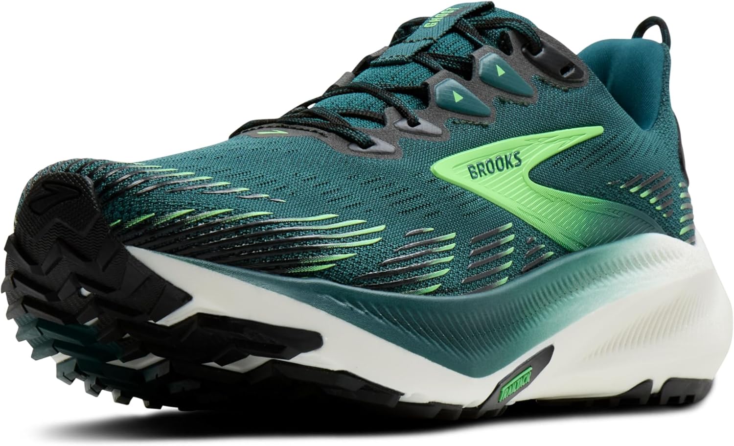 

Мужские кроссовки Brooks Ghost Trail, универсальная обувь для бега по пересеченной местности, черный