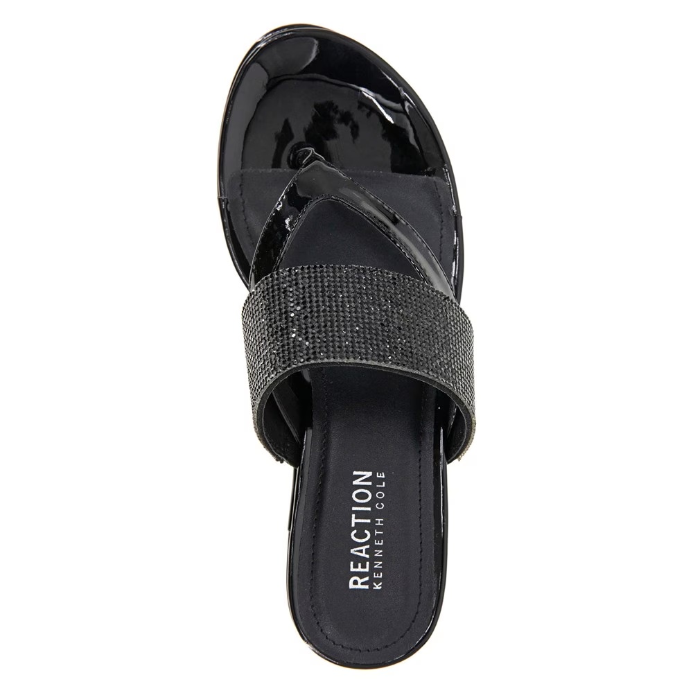 Босоножки Pepea на танкетке и платформе Kenneth Cole Reaction, черный — фото 4