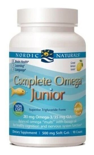 

Nordic Naturals, Полная Добавка Omega Junior, 90 жевательных конфет