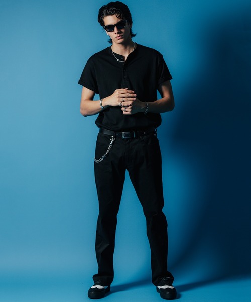 

Футболка с коротким рукавом и воротником-поло CRIMIE, черный