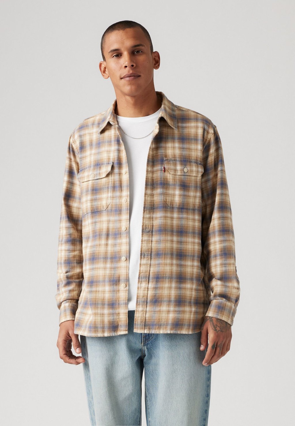 

Рубашка JACKSON WORKER OVERSHIRT Levi's, оливковый
