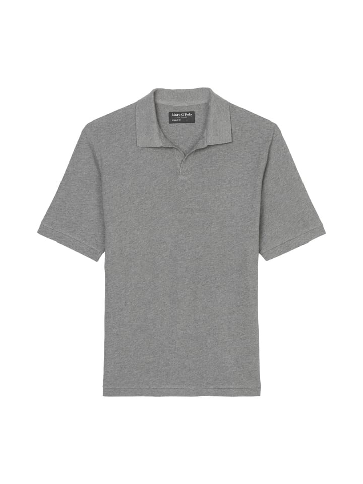 

Поло Marc O'Polo DfC Jersey regular, цвет grey melange