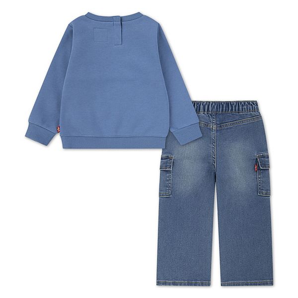 Детский комплект для мальчика: худи и карго-штаны Levi'S — фото 2