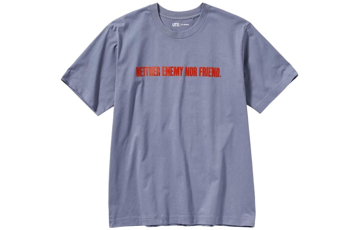 

Футболка X Metal Gear Co-brand, унисекс, серая Uniqlo, серый